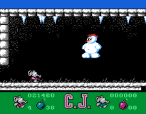 nes cj's elephant antics snowman boss